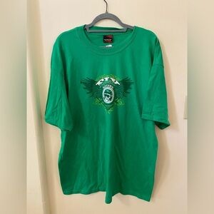 FLY RACING GREEN GRAPHIC T-SHIRT MOTORCYCLE DIRT BIKE MOTOCROSS SIZE XL NWT